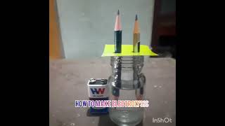 Electrolysis Of Water  How To Produce Hydrogen From Water  Electrolysis shorts​ [upl. by Faubion]