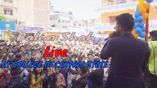 Balen Shah Live at College of Central State  Balidan amp Aastik live  Mayor balenshah [upl. by Palocz787]