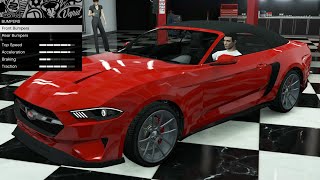 GTA 5  DLC Vehicle Customization  Vapid Dominator GT Ford Mustang GT Convertible [upl. by Pollitt]