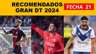 Recomendados para GRAN DT FECHA N 21 2024 [upl. by Demakis]