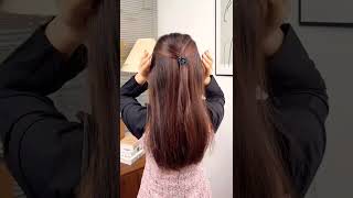 Easy cute open hairstyle for girls tranding fashion hairtok hairdresser [upl. by Bez106]