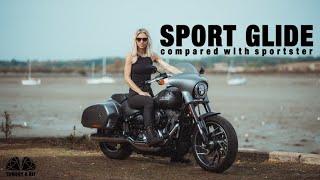 Harley Davidson Sport Glide In Comparison With a Sportster  Is It Really an Upgrade [upl. by Seravat780]