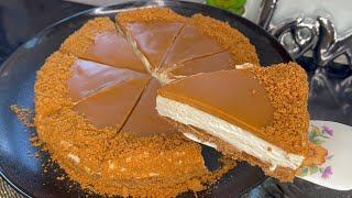 Ëmbelsirë me Biskota🤩 Receta 10minutëshe që do t’ju kënaqë me shije Lotus Cheesecake Recipe😋 [upl. by Sutton]