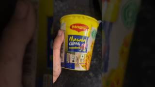 Trying  Maggi cuppa noodles 🍜 [upl. by Enirehtak294]