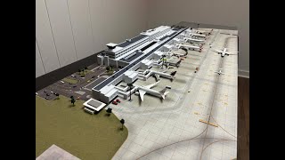 Kai Tak 1400 Scale Model Airport [upl. by Nerred]