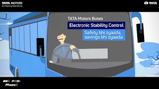 Tata Motors  BS6 Phase2 Ready – Electronic Stability Control – Buses MASTER [upl. by Elakram725]