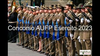 Concorso 80 AUFP Esercito 2023 [upl. by Fricke]