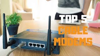 Best Cable Modem in 2019  Top 5 Cable Modems Review [upl. by Kristos233]