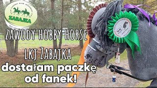 Zawody hobby horse  lkj Zabajka dostałam paczkę od fanek 🥹💓  które miejsca dostałam [upl. by Aicarg]