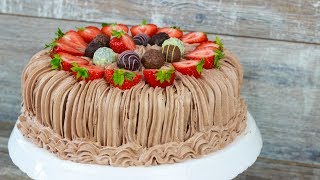 Türkische Krem Santi Torte  Krem Şanti Torte  Sahnetorte [upl. by Adli]