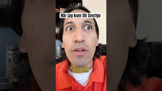 Det här hände när jag kom till Sverige 🙂‍↕️ komedi svenskhumor humorsketch [upl. by Midan]