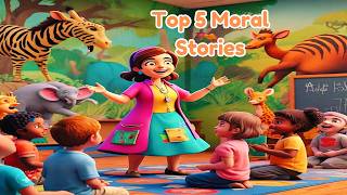 Best 5 Lessons for Kids  English Moral Stories for Kids  Fairy Tales [upl. by Aihk]