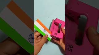 DIY Tricolor Band  Independence Day Special Wrist Band independencedaycraftideas shorts viral [upl. by Ydniahs]