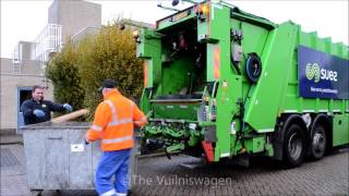 Haller vuilniswagen met hoge druk reiniging [upl. by Ansley]