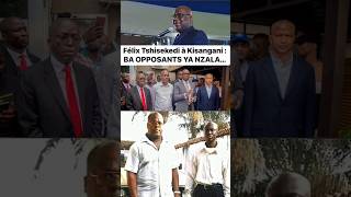 Felix Tshisekedi à Kisangani la réponse de lopposition [upl. by Ellimaj]