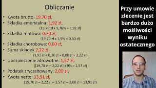 Umowa zlecenie 1970 zł  ile to jest [upl. by Combes]