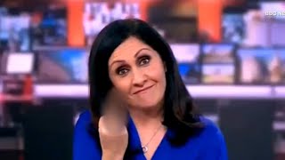 Piers Morgan reacts to BBC presenter caught giving the middle finger live on air [upl. by Dickie272]