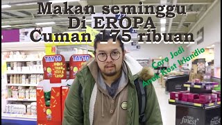 Anak kost Irlandia  makan seminggu di eropa cuman 100 ribuan rupiah loh [upl. by Cryan]