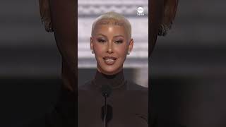 Amber Rose speaks during the first night of the 2024 RNC [upl. by Francine]