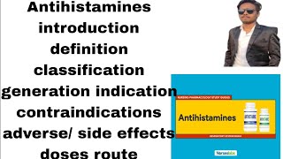 Antihistamines drug in pharmacology  antihistamines in nursing notes  what is antihistamines [upl. by Ellimaj982]