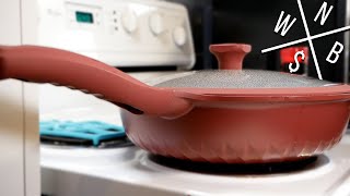 VINCHEF 12quot Ceramic Sauté Pan  Unboxing amp Review [upl. by Monti]