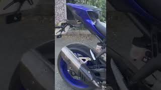 2022 YAMAHA YZF R7 AKRAPOVIČ Exhaust System Sound Pure Sound Exhaust Revs FlyBy [upl. by Goodspeed]