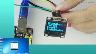 KS0271 keyestudio OLED Display OLED Module [upl. by Zurc]