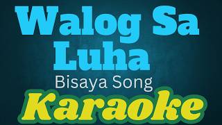 Walog Sa Luha  Karaoke Version  Visayan Songs [upl. by Aramois755]