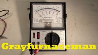 Meters for HVAC part 2 analog multimeters [upl. by Ardy]