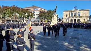 SaintDizier  un dernier hommage aux pilotes de Rafale décédés en août [upl. by Annayak83]