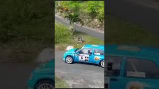 Rallye Thomas Badel en guadeloupe Renault clio [upl. by Egnalos445]