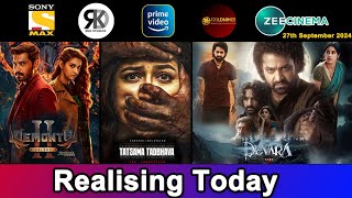 5 New South amp Hindi Dubbed Movies Releasing Today  Demonte Colony 2 Movie  27th September 2024 [upl. by Procter]