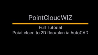 Point cloud to 2D floor plan in AutoCAD  Full Tutorial [upl. by Airotkciv56]