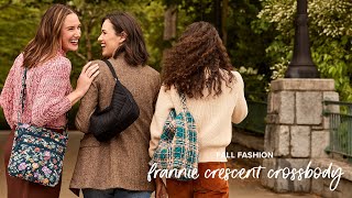 FALL FASHION SPOTLIGHT  FRANNIE CRESCENT CROSSBODY [upl. by Llemej]