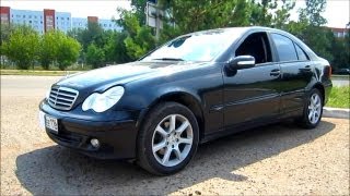 2005 MercedesBenz C180 Kompressor Start Up Engine and In Depth Tour [upl. by Dremann]