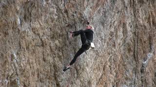 Janja Garnbret onsighting American Hustle 8c [upl. by Orvil]