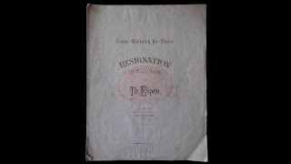 Stille sorg  Theodor Espen Vintage sheet music [upl. by Orford]