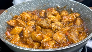 Aprendí esta receta de pollo en un restaurante chino 🧑🏻‍🍳🥘 [upl. by Ennairoc]