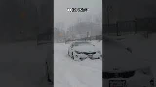 The biggest snow storm in Scarborough Canada [upl. by Balsam]