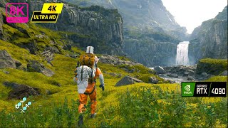 Death Stranding 8K4K 60 FPS HDR Amazing MAX Graphics With RTX 4090 2023 Gameplay 2024 [upl. by Nnaynaffit]