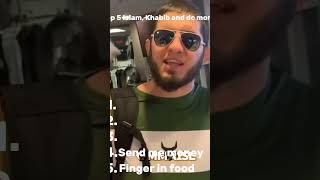 TOP 5 iSLAM KHABIB AND DC MOMENTSufc mma khabib funny [upl. by Ahsier]