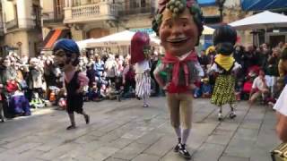 Ball dels Capgrossos de Vilafranca del Penedès SJO17 Gegants Barcelona [upl. by Anoi]