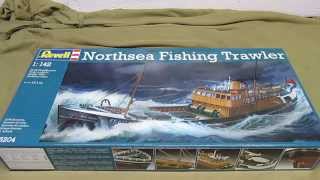 Revell Germany 1142 North Sea Fishing Trawler Model Kit Review [upl. by Ettezoj]