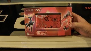 Pokemon 3DS XL Unboxing  Xerneas  Yveltal Red Edition [upl. by Eddra457]