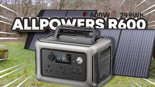 ALLPOWERS R600 Portable Power Station amp Solar Generator Kit [upl. by Kendyl211]