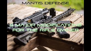 The First Four Major Upgrades For A New Rifle Owner [upl. by Epifano88]