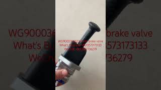 WG9000360522 Hand brake valve automobile truck accessories аксессуары sitrak sinotruk [upl. by Ahsekram]