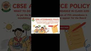 CBSE Attendance Policy  75 Attendance for Students is Mandatory  Watch full video on my channel [upl. by Swarts722]