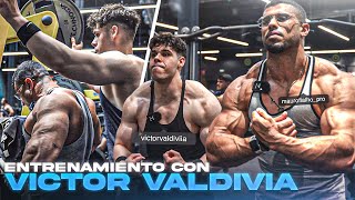 ENTRENO de ESPALDA CON VICTOR VALDIVIA  Mauro Fialho IFBB PRO [upl. by Smada]