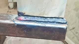 Plate welding on square tube  welding tips and tricks [upl. by Glaser]